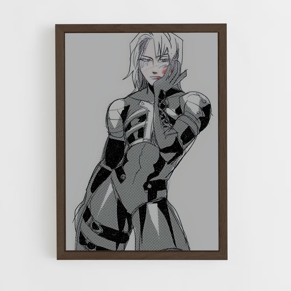 Poster Raiden mgs – affiche Metal gear solid (vue 5)